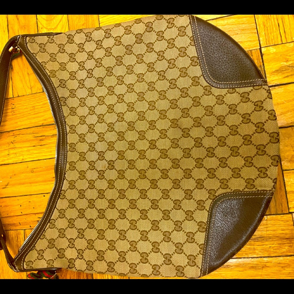 Gucci brown hobo style